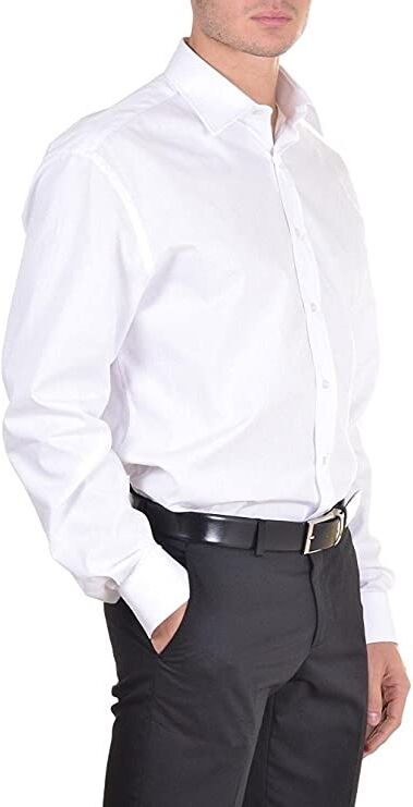 Frarica Camicia Uomo In Cotone Art 007m 01 BIANCO