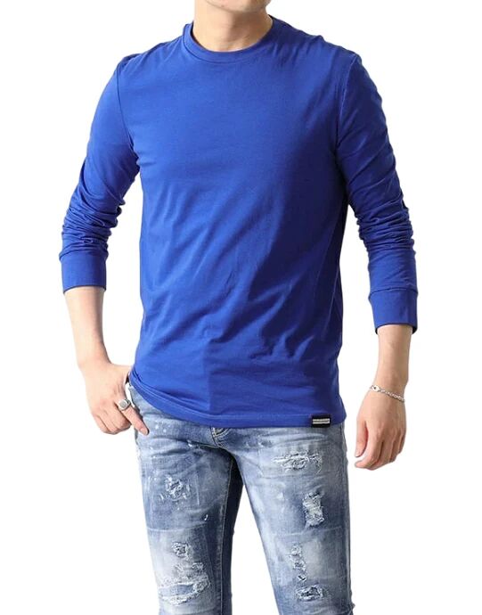 DSQUARED2 Maglia Manica Lunga Uomo Art D9m104330 A-I 22 Colore A Scelta Misura A Scelta BLUE