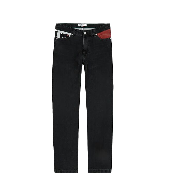 TOMMY HILFIGER Jeans Uomo Art Dm0dm10815 1bz Colore Nero Misura A Scelta NERO