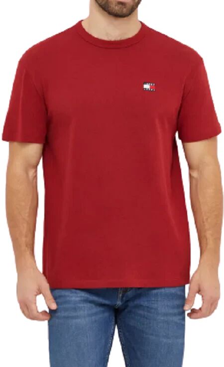 Tommy Hilfiger T-Shirt Uomo Art Dm0dm17995 DEEP CRIMSON