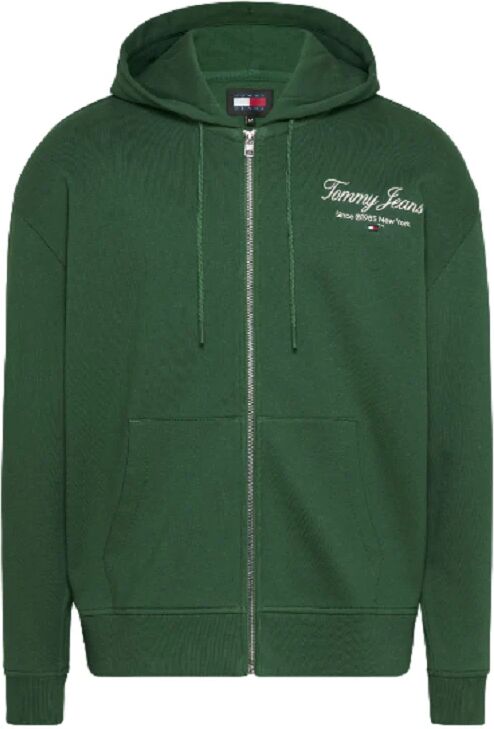 Tommy Hilfiger Felpa Uomo Art Dm0dm18389 COURT GREEN