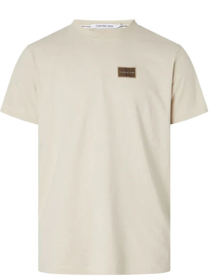 Calvin T-Shirt Uomo Art. J30j323153 P-E 23 Colore E Misura A Scelta CLASSIC BEIGE