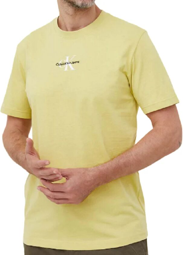 Calvin T-Shirt Uomo Art J30j323483 TONIC YELLOW