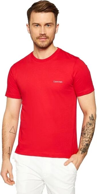 Calvin T-Shirt Uomo Art K10k103307 Xa9 Colore Rosso Misura A Scelta ROSSO