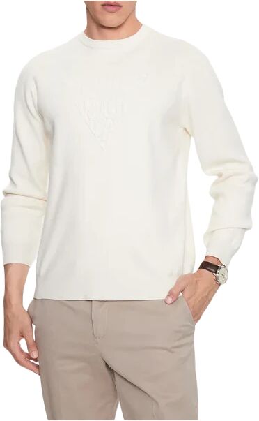 GUESS Maglione Uomo Art M3yr06 Z2vu2 PEARL WHITE