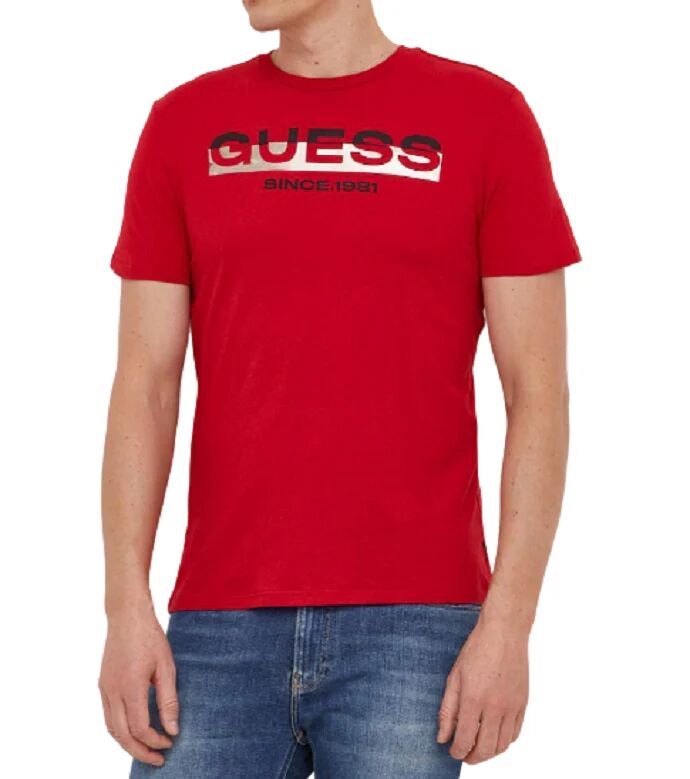 Guess T-Shirt Uomo Art M4ri60a Ak9rm1 RED