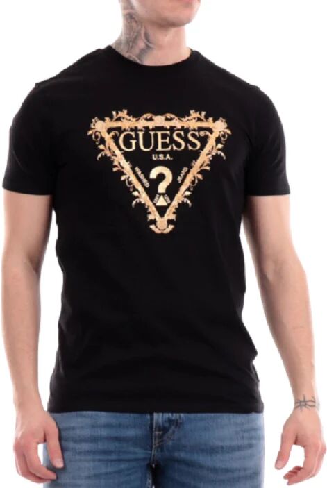 Guess T-Shirt Uomo Art M4ri62a Ak9rm1 JBLK