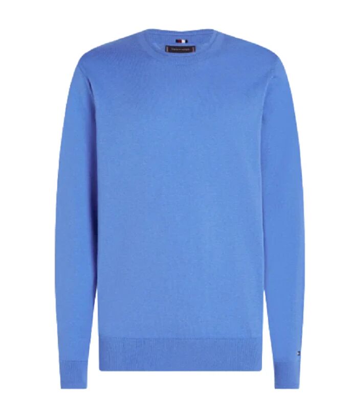 Tommy Hilfiger Pullover In Cotone Uomo Art Mw0mw33524 BLUE SPELL