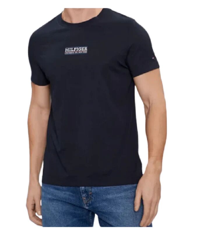 Tommy Hilfiger T-Shirt Uomo Art Mw0mw34387 DESERT SKY