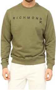 John Richmond Felpa Uomo Art Ump24005fe GREEN LICHEN