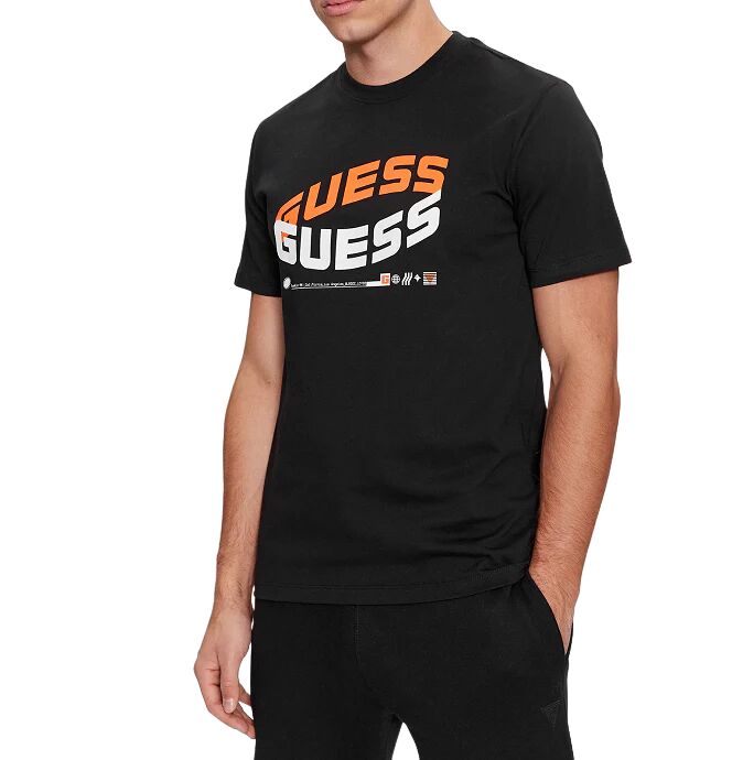 GUESS T-Shirt Uomo Art Z4ri03a Ai3z14 JBLK