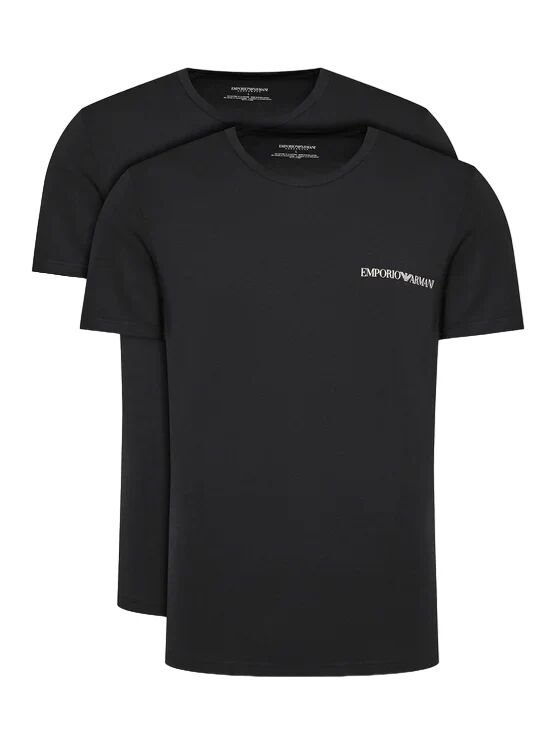 Giorgio Armani Set Di 2 T-Shirt 111267 3f717 NERO/NERO