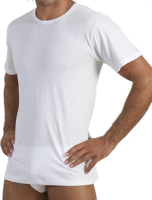 SNELLY 3 T-Shirt Uomo In Cotone A Girocollo Art. 7013 Col. E Mis. A Scelta BIANCO 6