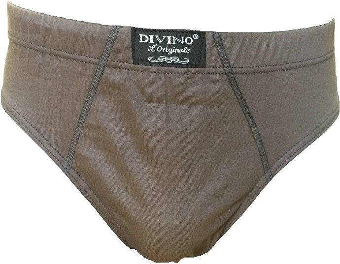 DIVINO Slip Uomo In Cotone Art 76 Extra Colore E Misura A Scelta GRIGIO 14