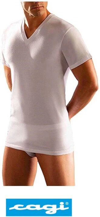 CAGI 6 T-Shirt Uomo In Cotone Art. 1305 Col. Foto Mis. A Scelta BIANCO 3