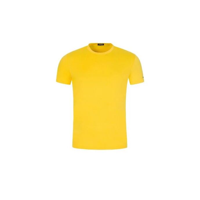 DSQUARED2 T-Shirt Uomo Art D9m203540 700 Colore Giallo Misura A Scelta GIALLO