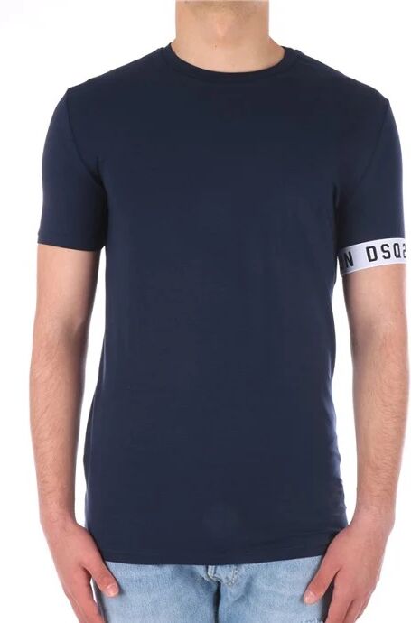 DSQUARED2 T-Shirt Uomo Art D9m3s3450 402 Colore Blu Misura A Scelta BLU