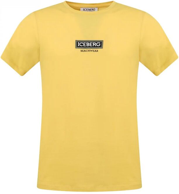 ICEBERG T-Shirt Uomo Art Ice1mts02 Yellow Colore Giallo Misura A Scelta GIALLO