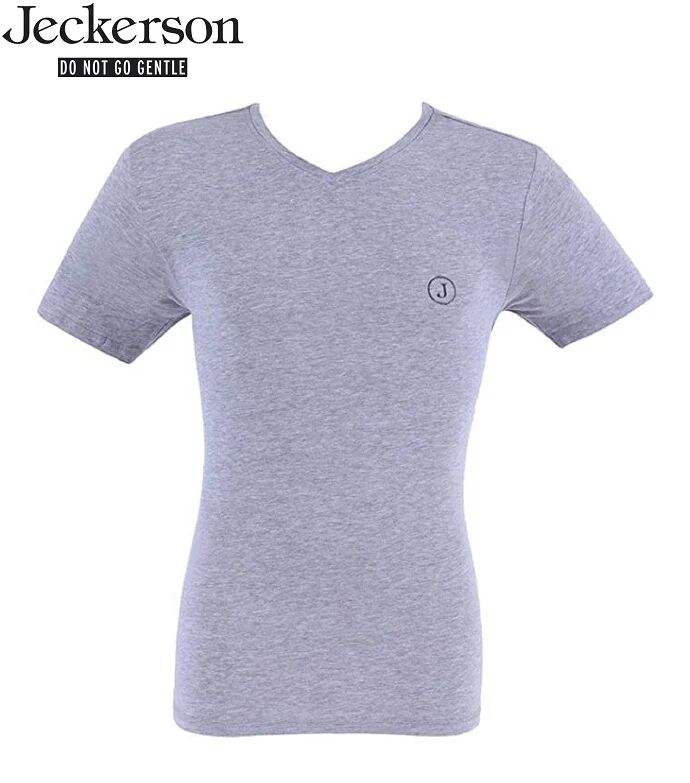 JECKERSON T-Shirt Uomo Art P20p00uts101 6102 Colore Grigio Misura A Scelta GRIGIO XL