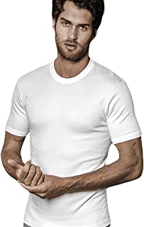 NOTTINGHAM 3 T-Shirt Girocollo Uomo In Caldo Cotone Art. Rock Colore A Scelta Misura A Scelta BIANCO 6-XL