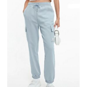 Calvin Pantalone Della Tuta Donna Art. J20j220262 P-E 23 Colore Foto Misura A Scelta ICELAND BLUE