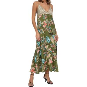 Liu Jo Vestito Donna Art Va4018 Ts806 KAKI SCURO JUNGLE