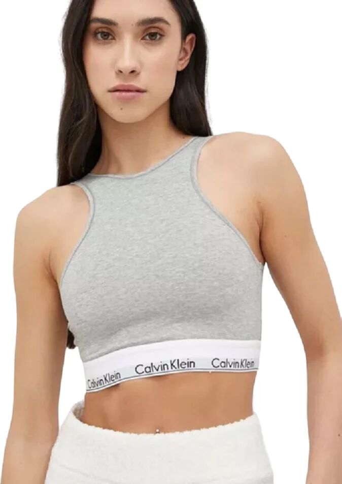 Tommy Hilfiger Top Donna Calvin Klein Art. 000qf7214e P-E 23 Colore Foto Misura A Scelta GREY HEATHER