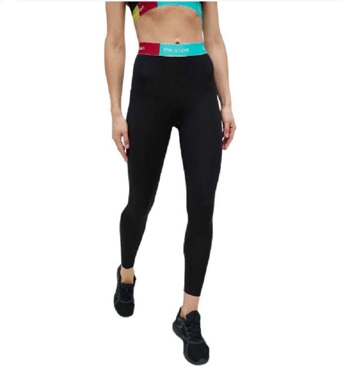 Calvin Leggings Donna Art. 00gws3l610 P-E 23 Colore Foto Misura A Scelta CK BLACK