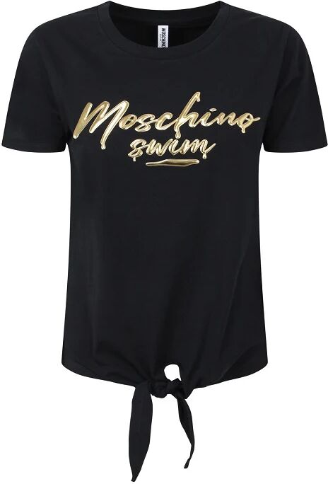 MOSCHINO T-Shirt Donna Art A1910 2125 0555 Colore Nero Misura A Scelta NERO