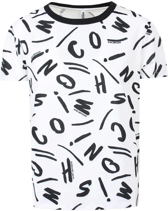 MOSCHINO T-Shirt Donna Art A1916 2135 1001 Colore Foto Misura A Scelta BIANCO