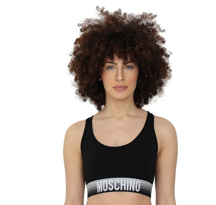 MOSCHINO Top Donna Art A6806 9021 5555 Colore Foto Misura A Scelta NERO XS