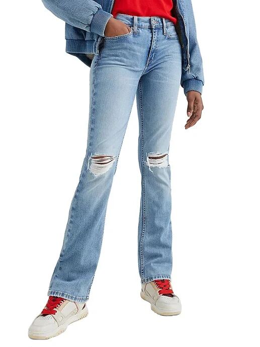 TOMMY HILFIGER Jeans Donna Art Dw0dw14268 A-I 22 Colore Foto Misura A Scelta DENIM LIGHT