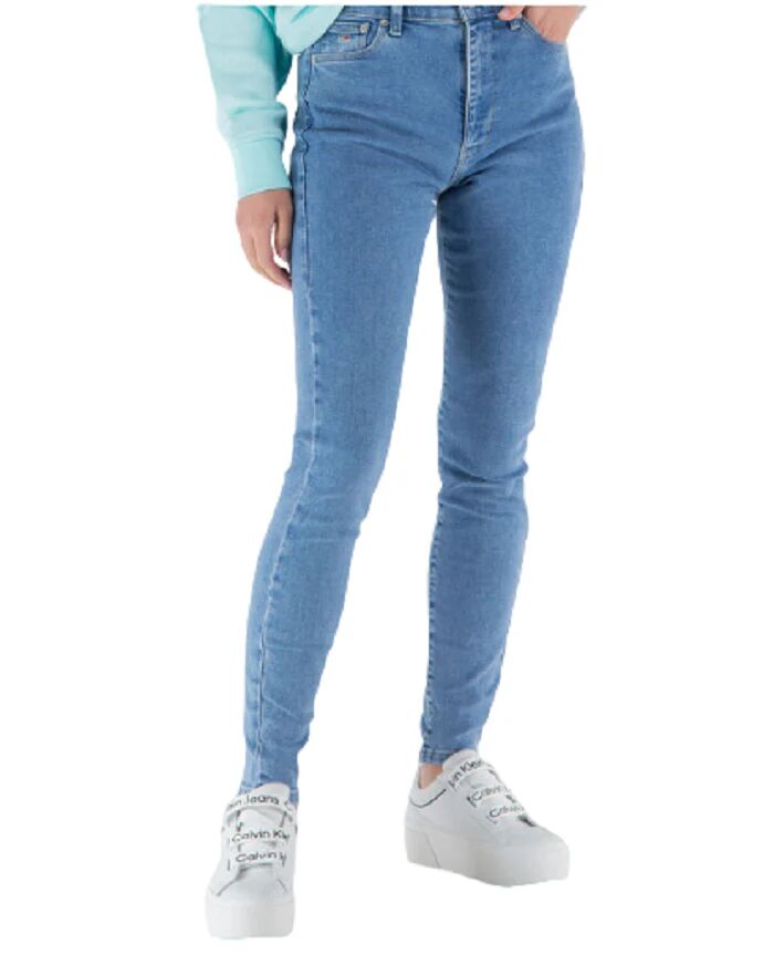 Tommy Hilfiger Jeans Donna Art. Dw0dw14794 P- E 23 Colore Foto Misura A Scelta DENIM LIGHT