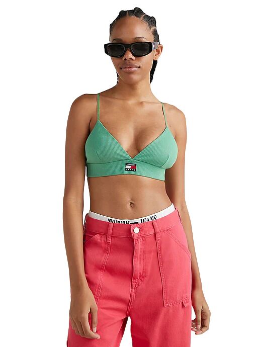 TOMMY HILFIGER Top Bralette Donna Art Dw0dw15305 P-E 23 Colore E Misura A Scelta COASTAL GREEN