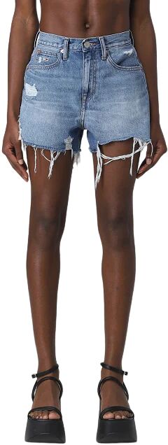 TOMMY HILFIGER Shorts Donna Art Dw0dw15592 P-E 23 Colore Denim Medium Misura A Scelta DENIM MEDIUM