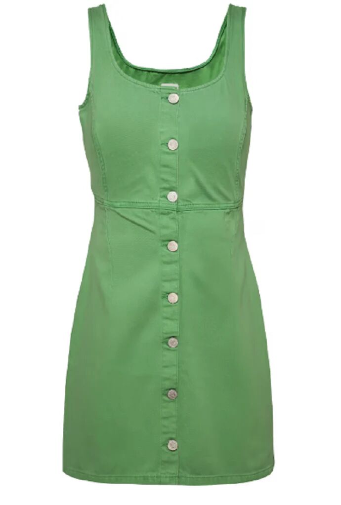 Tommy Hilfiger Abito Donna Art. Dw0dw15665 P-E 23 Colore E Misura A Scelta COASTAL GREEN