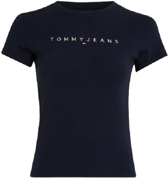 Tommy Hilfiger T-Shirt Donna Art Dw0dw17361 DARK NIGHT NAVY