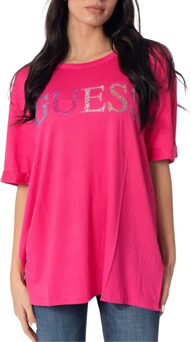 Guess T-Shirt Donna Art E4gi02a Ak68d2 TRIPPY PURPLE