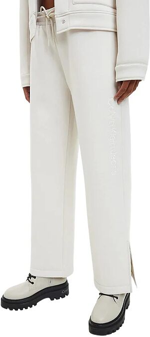 Calvin Pantaloni Donna Art J20j219997 A-I 22 Colore Foto Misura A Scelta EGGSHELL