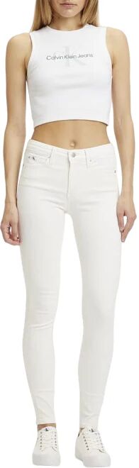 Calvin Jeans Donna Art J20j220618 P-E 23 Colore Bianco Misura A Scelta 1AA