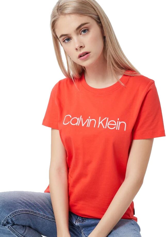 Calvin T-Shirt Donna Art K20k202018 Xl7 Colore Foto Misura A Scelta ROSSO XL