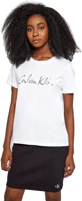 Calvin T-Shirt Donna Art K20k202870 Yaf Colore Foto Misura A Scelta BIANCO