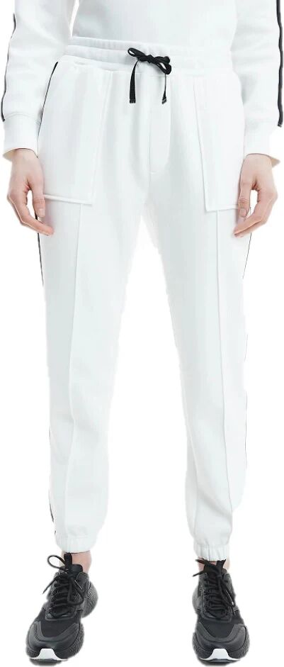 Calvin Pantalone Della Tuta Donna Art K20k203278 Ybl Colore Foto Misura A Scelta BIANCO