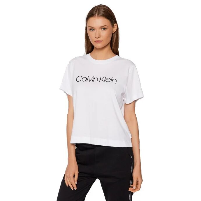 Calvin T-Shirt Donna Art K20k203282 Yaf Colore Foto Misura A Scelta BIANCO