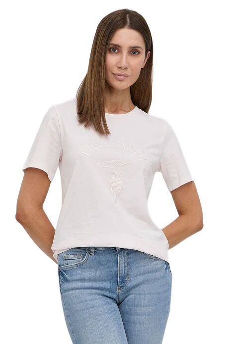 TRUSSARDI T-Shirt Donna Art 56t00478-1t005817 Colore E Misura A Scelta WHITE ALYSSUM