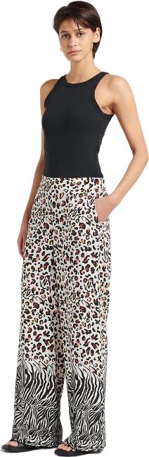 Liu Jo Pantalone Donna Art Va3045 Ts349 Colore Foto Misura A Scelta NATURAL LEOP.ZEBRA