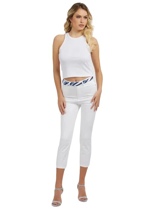 Guess Pantalone Donna Art W3ga91 W93ce Colore E Misura A Scelta PURE WHITE