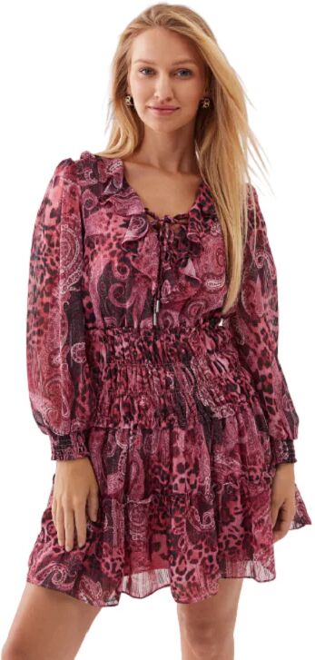 Guess Vestito Donna Art. W3yk50 Wfjj2 A-I 23 Colore Foto Misura A Scelta PURPLEKASHMIRPRINT