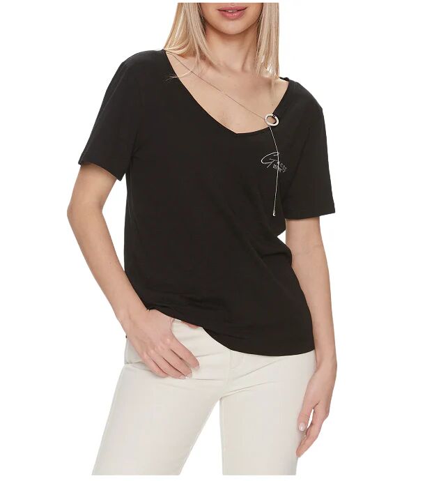 Guess T-Shirt Donna Art W4ri31a Akc340 JBLK