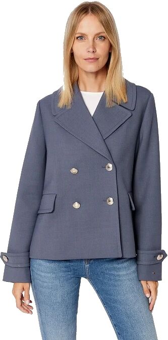 TOMMY HILFIGER Cappotto Donna Art. Ww0ww35074 A-I 22 Colore E Misura A Scelta MOON BLUE